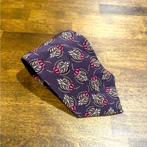 DIOR Purple and Pink Men's Tie - Picture 1 of 3
